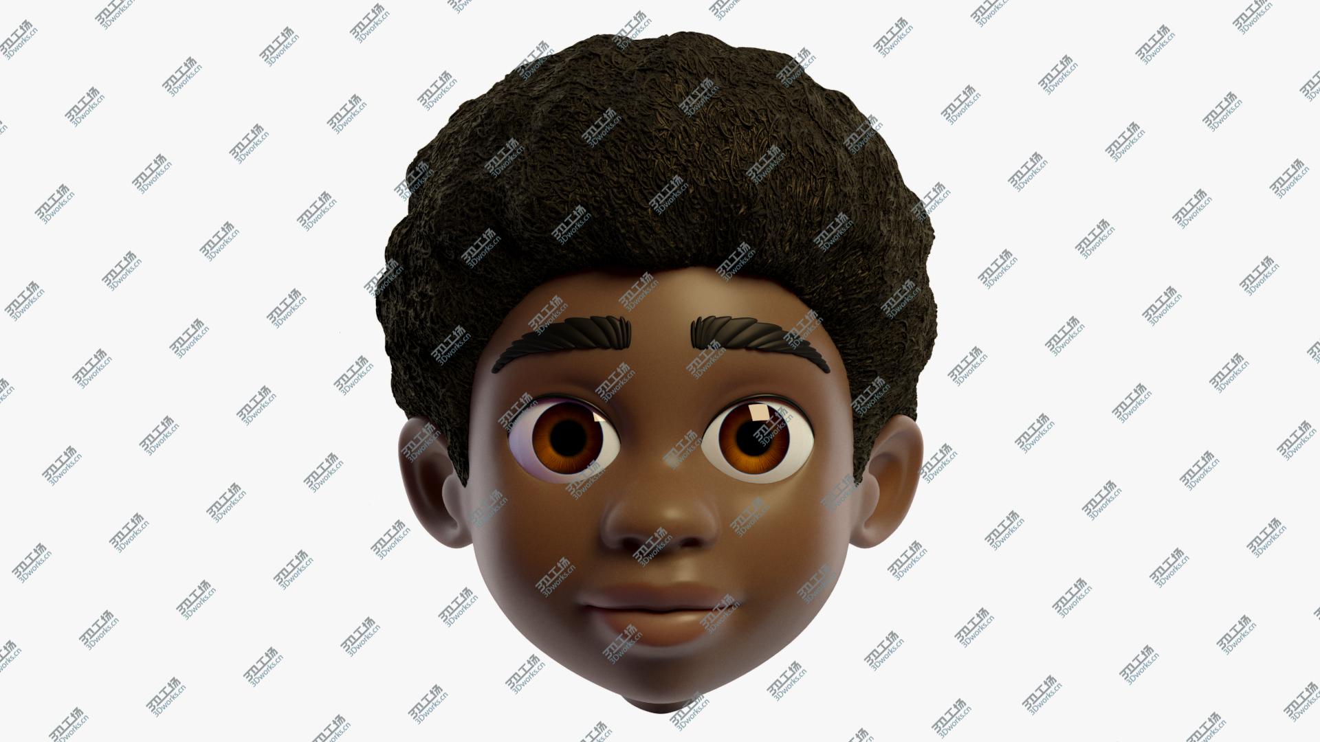images/goods_img/202105072/Boy Cartoon Head 3D model/2.jpg